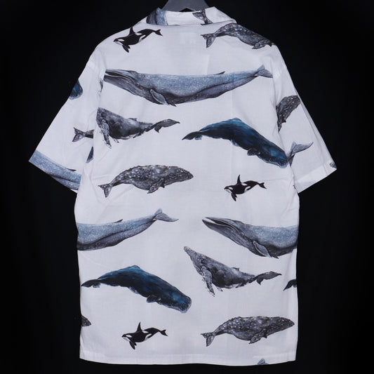 DESCENDANT 25SS Seafarers Textile SS Shirt White Size 3