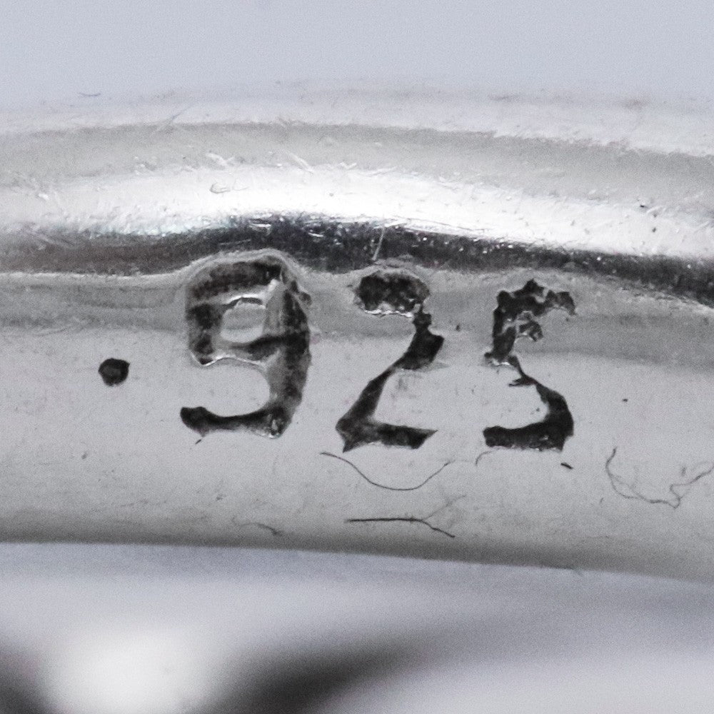 CHROME HEARTS SCRL Band Ring Silver Size JP 14