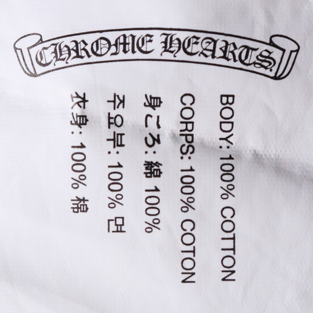 CHROME HEARTS Foti Print T-Shirt White Size M