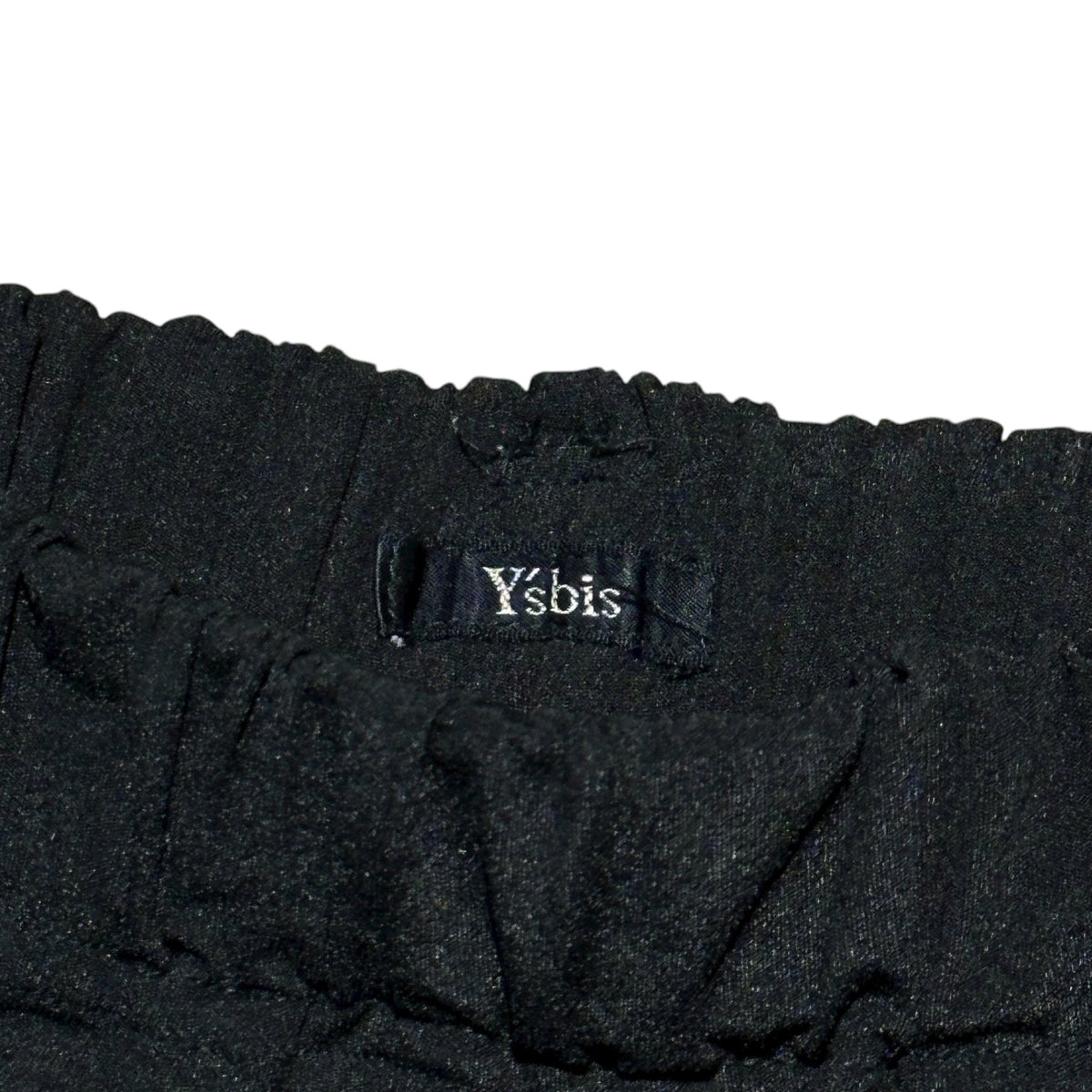 Y's bis Easy Wide Pants Black Size FREE