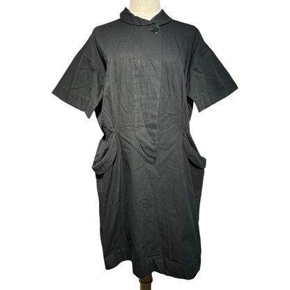 Y's 70s Vintage Cotton 2 Pocket Shirt Dress Size FREE
