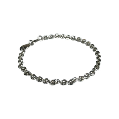 TIFFANY & CO. Round Return to Chain Silver Necklace