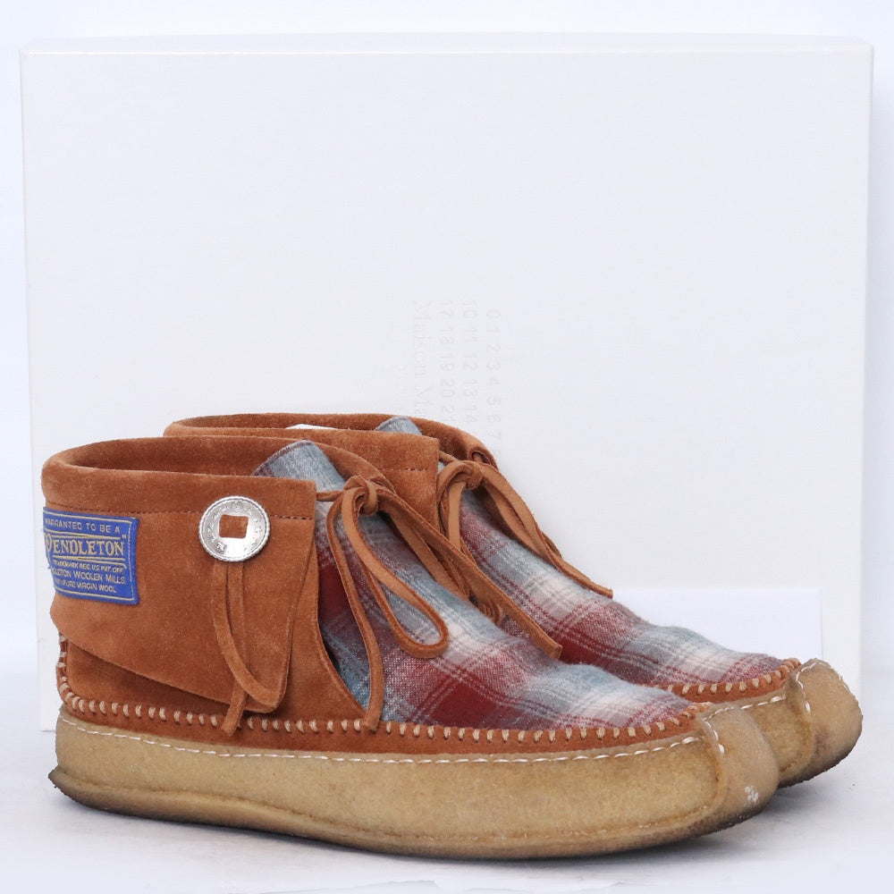 MAISON MARGIELA Pendleton Chukka Boots Brown Size EU 41