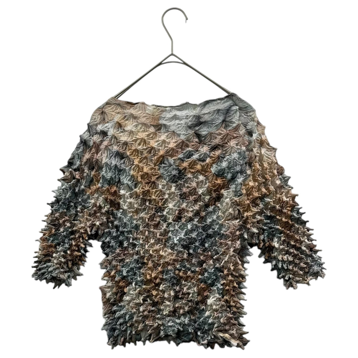 MASU 24SS Spiky Flocky Doll T-Shirt Blue/Pink Size 48