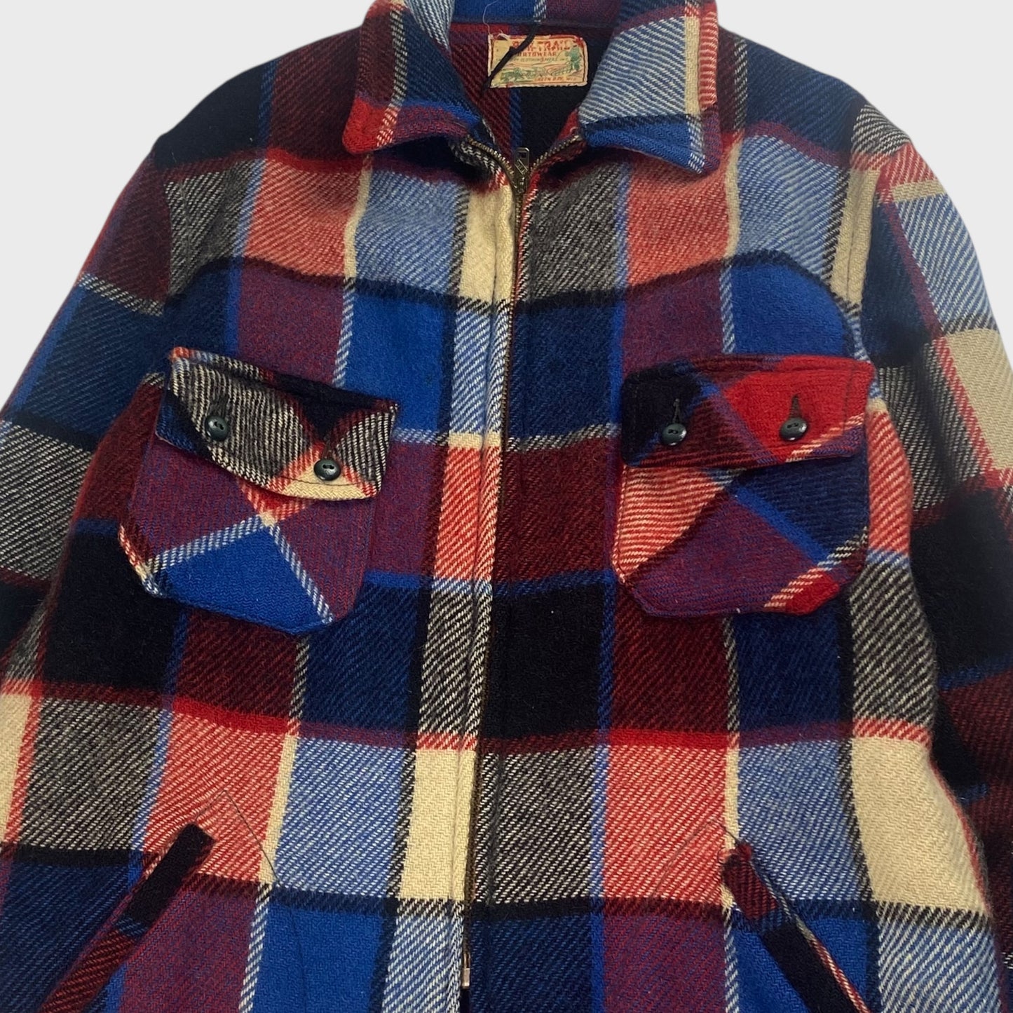 NORTH TRAIL 50s Wool Jacket Size S