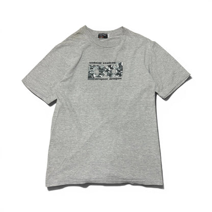 Vintage 90's PROJECT DRAGON T-Shirt Gray Size M