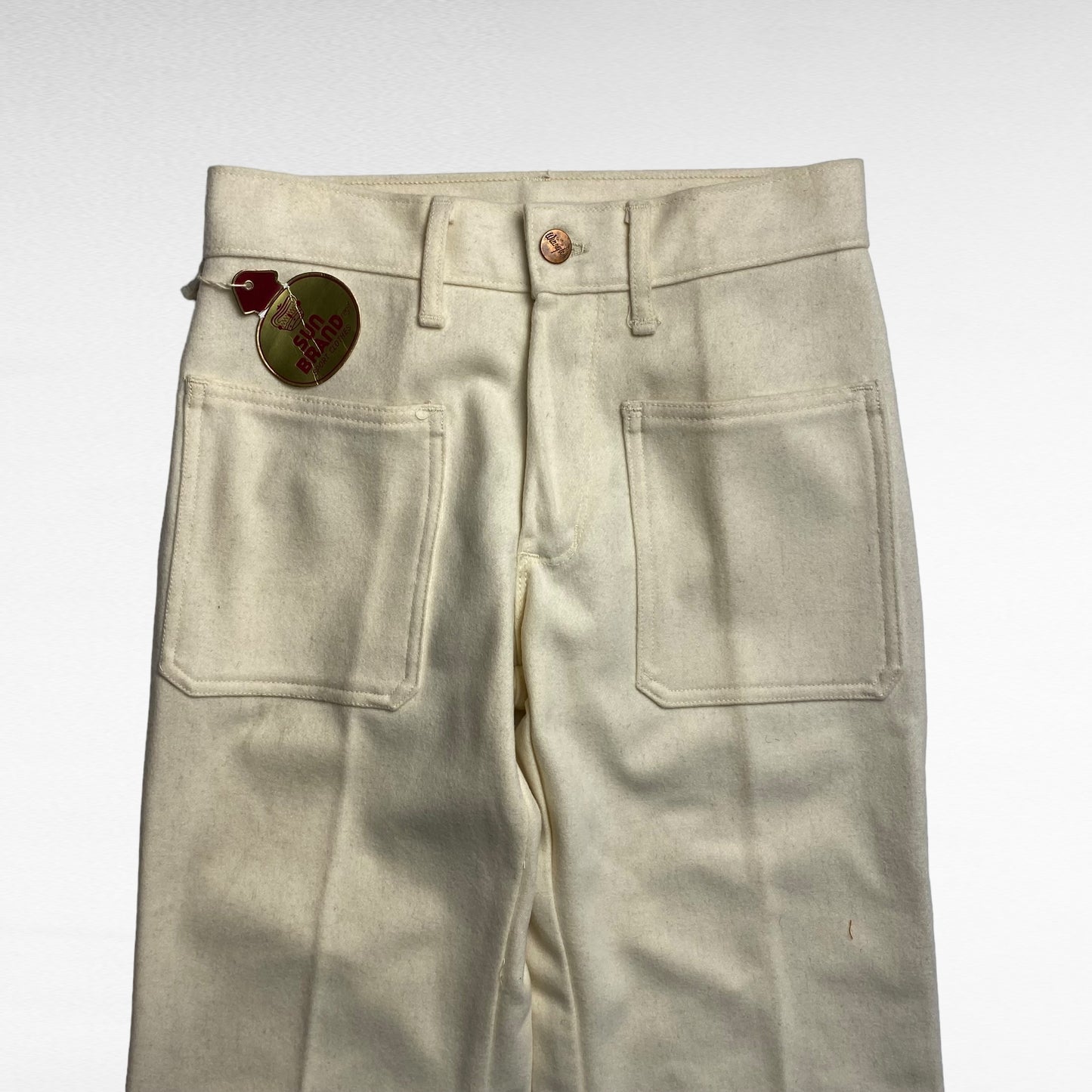 Wrangler 60s Deadstock Wool Flannel Flare Pants Size W28×L34