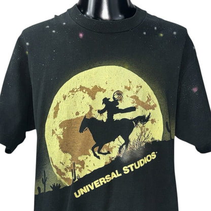 Universal Studios 90s COWBOY & MOON T-Shirt Size XL