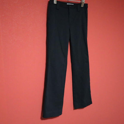 Issey Miyake Black Cotton Stretch Skinny Pants Size 2