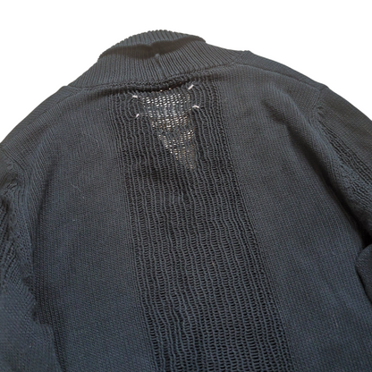Maison Martin Margiela Mesh Knit Cardigan Black Size S