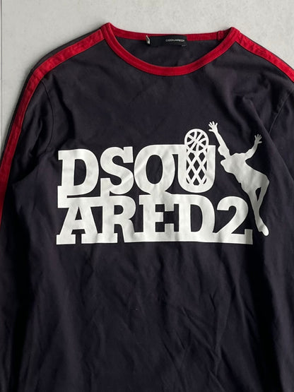 Dsquared2 Black Cotton Long Sleeve Shirt Size XS