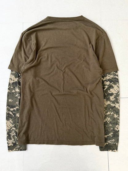 Vintage Layered Long Sleeve T-Shirt Size XL