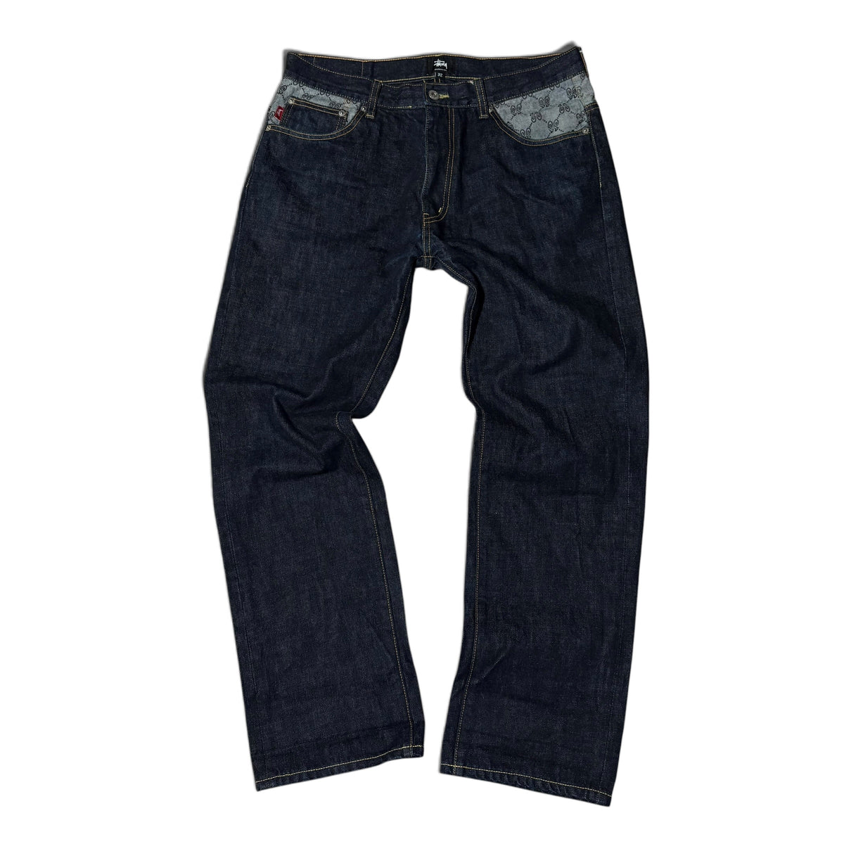 Stussy Monogram Denim Jeans Size 32