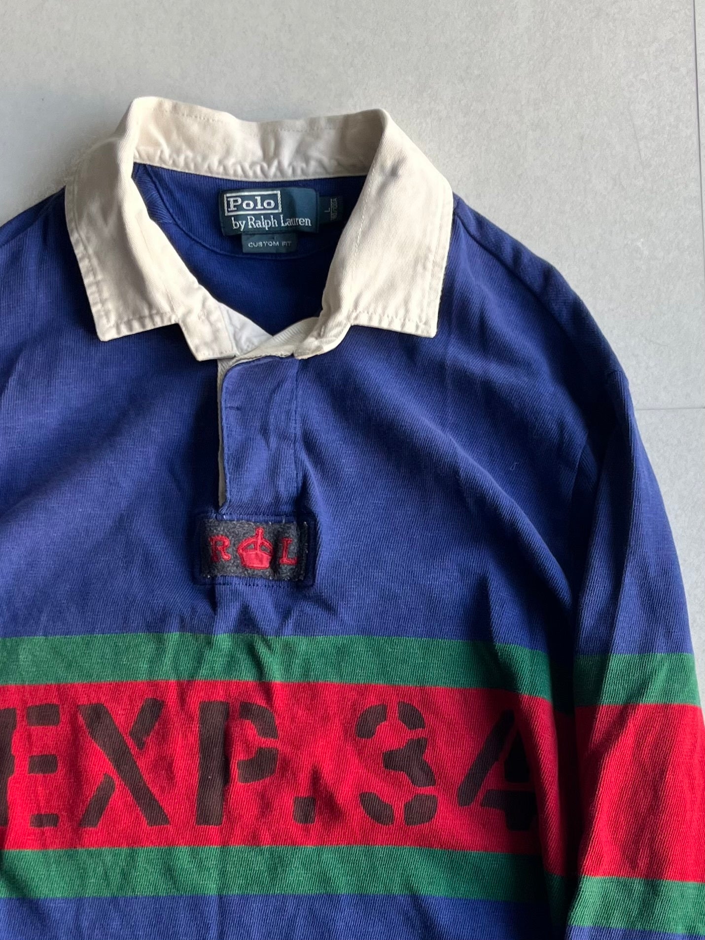 Polo Ralph Lauren Multi-Color Long Sleeve Polo Size L