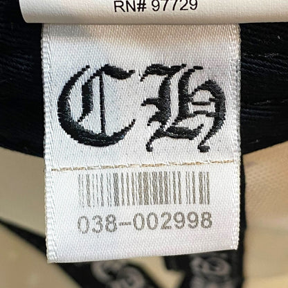 Chrome Hearts CH 5-Panel Baseball Cap White Red Size OS