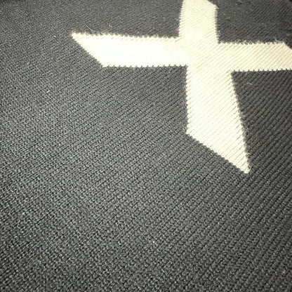 Armani Exchange Black Wool Logo Crewneck Sweater