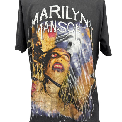 MARILYN MANSON 90s Vintage Double-Sided Graphic Size L
