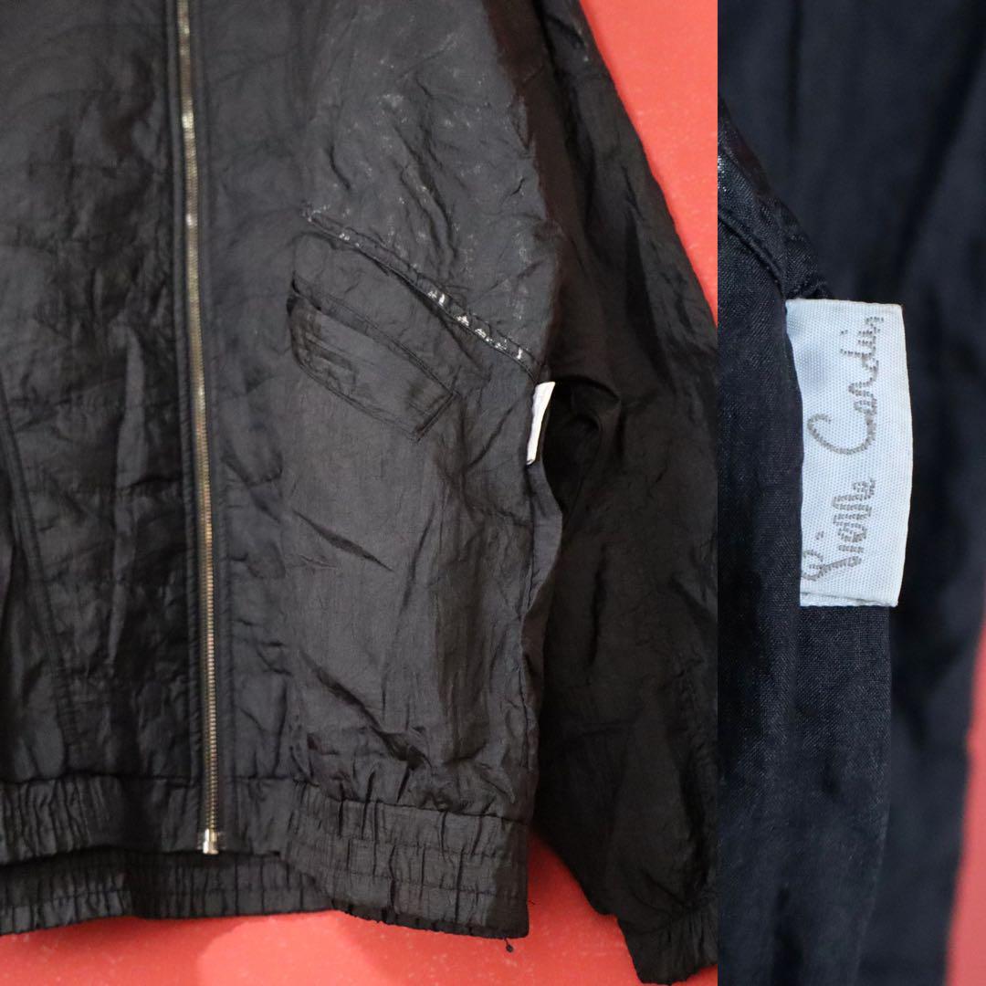 Pierre Cardin Oversized Tonal Pattern Nylon Jacket Size L
