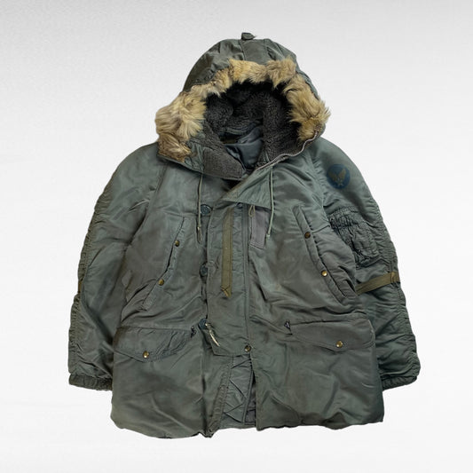 US.AIR FORCE 50s Early Model N-3B Flight Jacket Army Size M