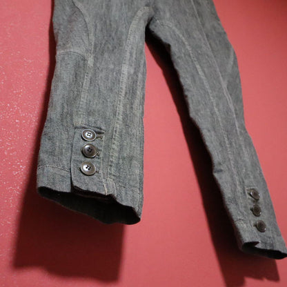 Y's Gray Cotton Blend Cropped Jodhpur Pants Size 2