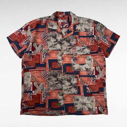 Ken Clazio Open Collar Shirt Size XL