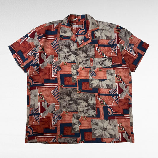 Ken Clazio Open Collar Shirt Size XL