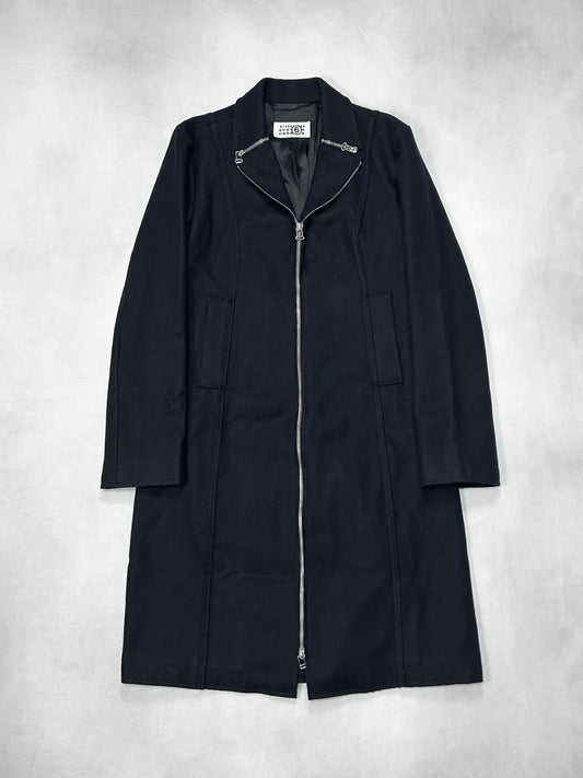 Maison Margiela F/W2006 Full Zip Navy Coat Size 42
