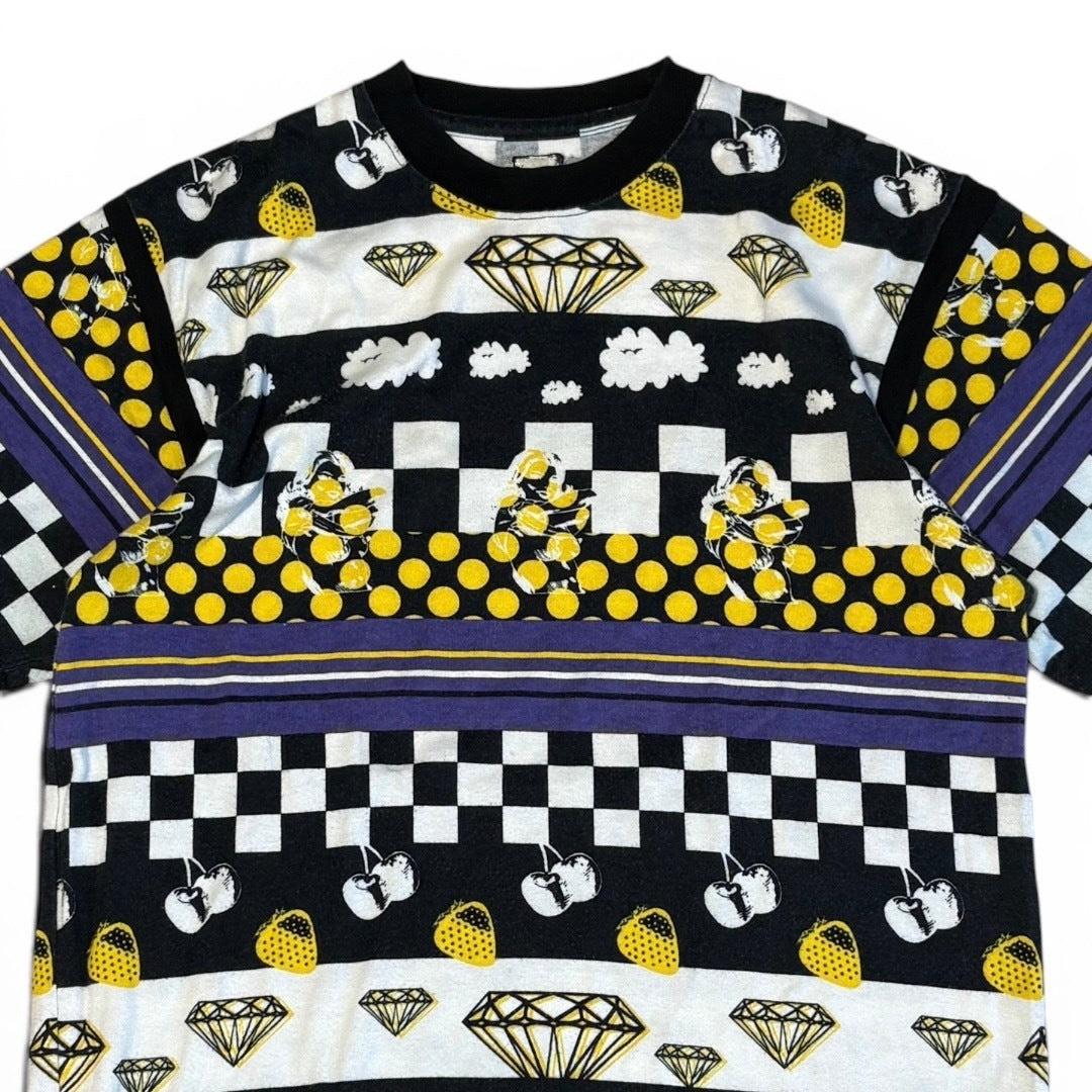 UNDERCOVER 01AW D.A.V.F All-Over Print T-Shirt