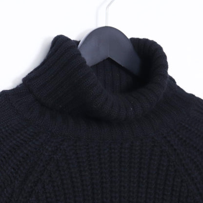 JOHN LAWRENCE 21AW Button Sleeve Knit Sweater Black Free Size