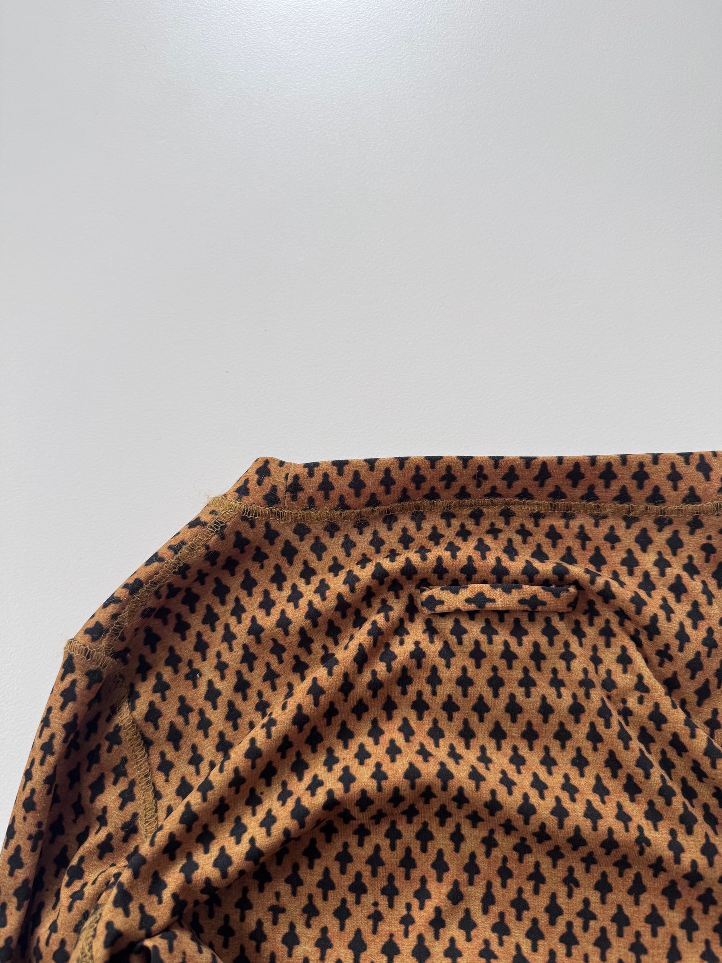 Jean Paul Gaultier Brown Henley Shirt Size XS