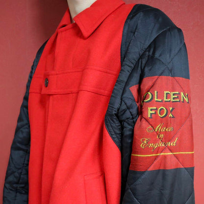 Dries Van Noten 17AW Golden Fox Sleeve Panel Coat Size M