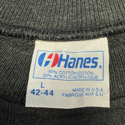 Apple 80s/90s Rainbow Logo Hanes Vintage Sweatshirt Size L