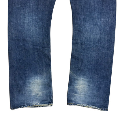Bape A BATHING APE Embroidery Denim Jeans Size L