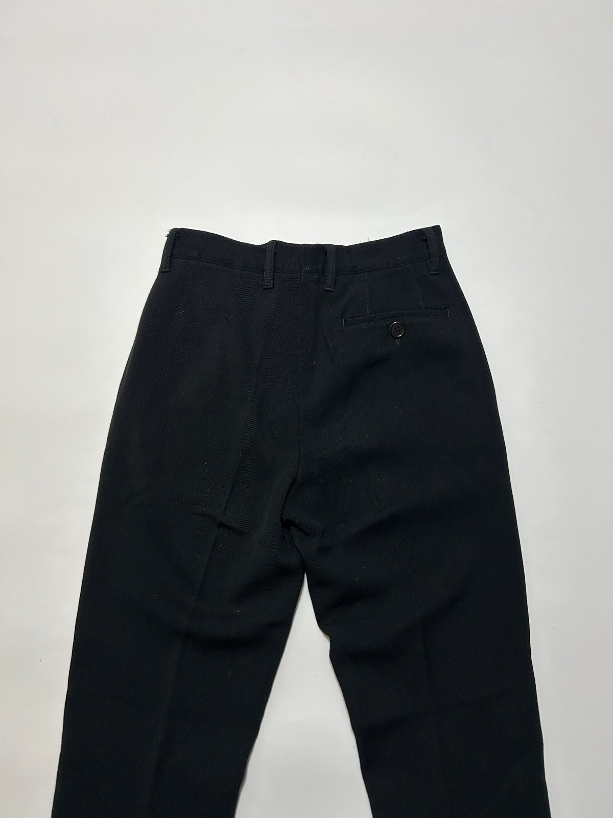 DIRK BIKKEMBERGS 90s Wool Trousers Black Size S