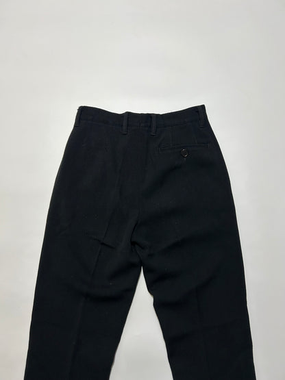 DIRK BIKKEMBERGS 90s Wool Trousers Black Size S