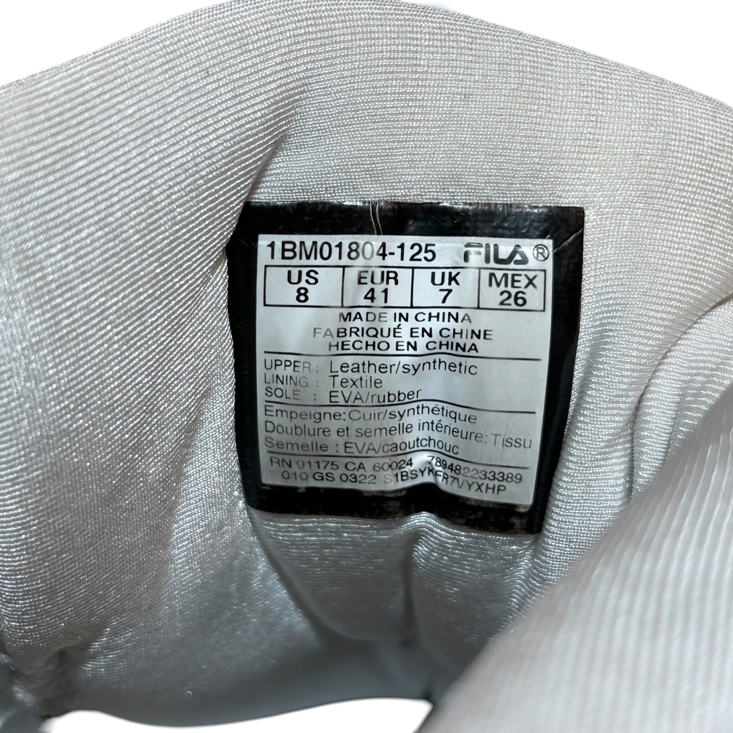 Fila Y/PROJECT Multi Hi Sneakers Size 8