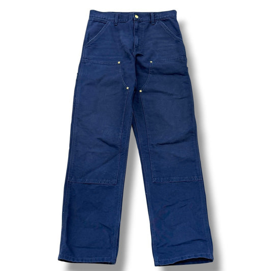 CARHARTT DOUBLE KNEE PANT Work Denim Blue Size 28 32