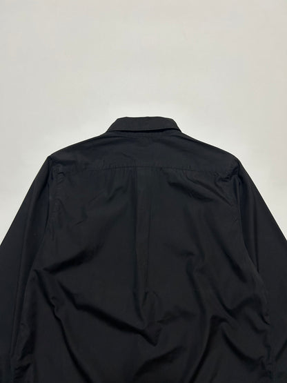 A.P.C. AW98 Plain Cotton Long Sleeve Shirt Black Size M
