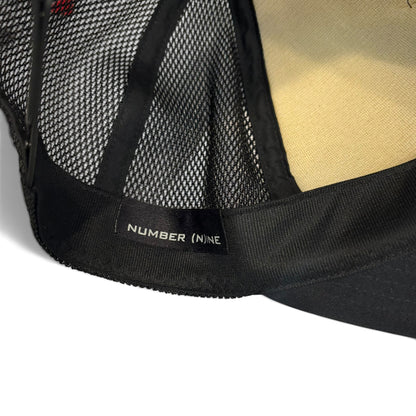 NUMBER (N)INE Gotham City Logo Black Mesh Trucker Cap