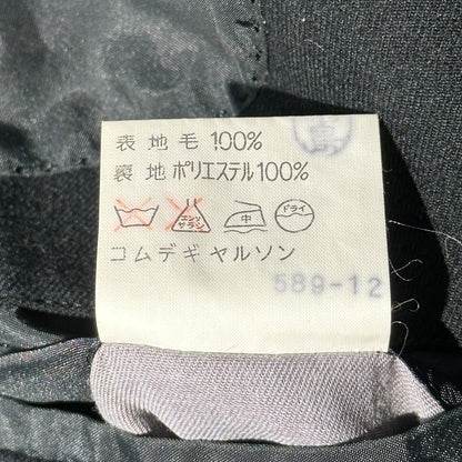 COMME des GARCONS HOMME 70s-80s Wool Tailored Black Size S
