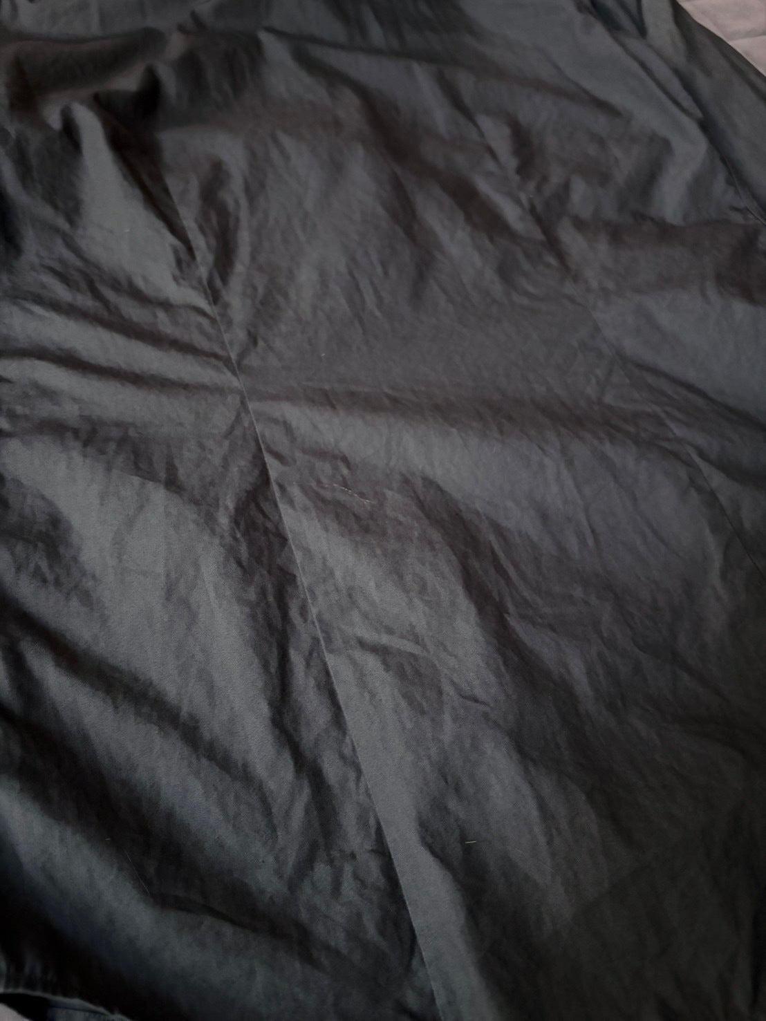 DRIES VAN NOTEN 10s Cotton Darted Dress Shirt Black Size M
