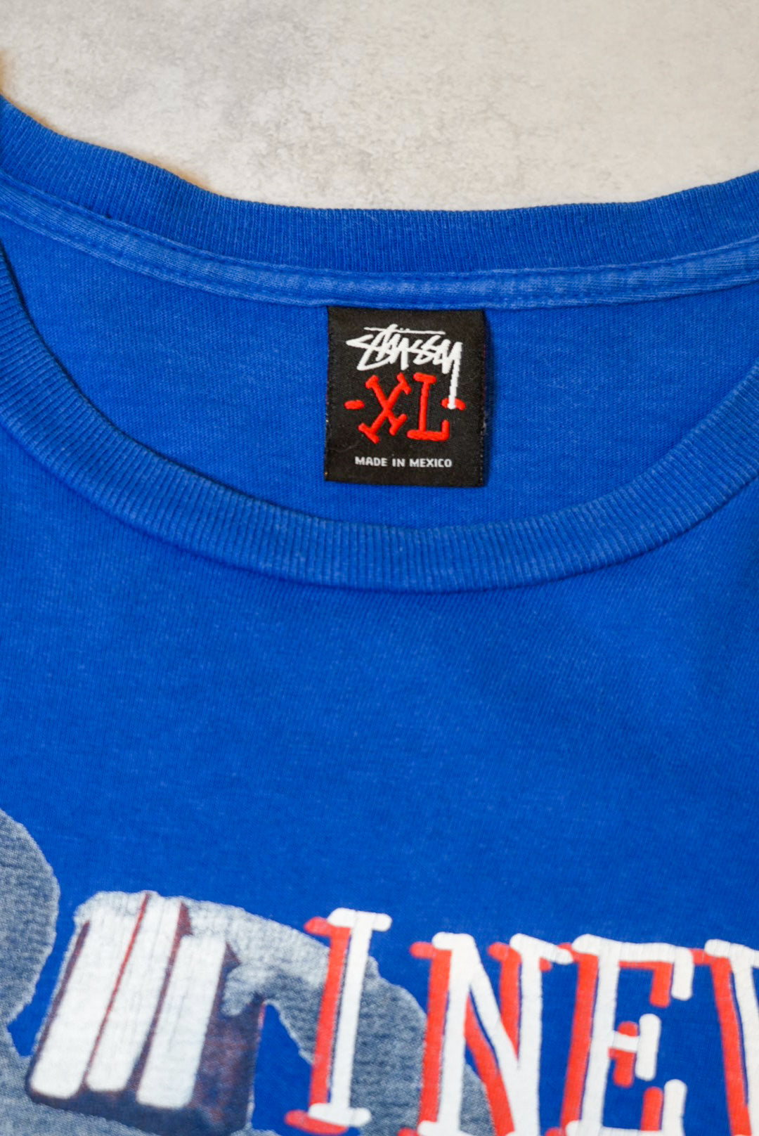 Stussy 00s Blue Cotton Size XL