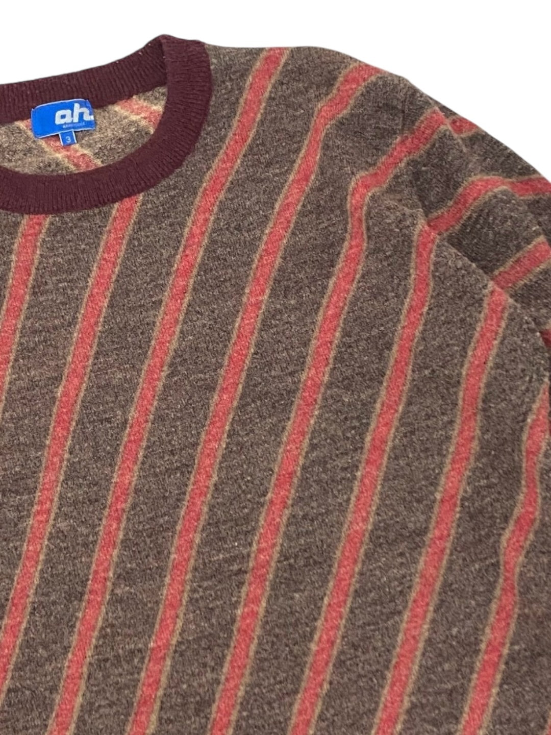 ABAHOUSE Button-Up Shirt Brown