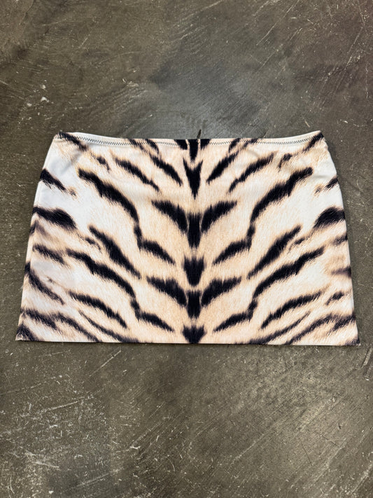 Room SERVICE Light Gold Tiger Polyester Pants Size S
