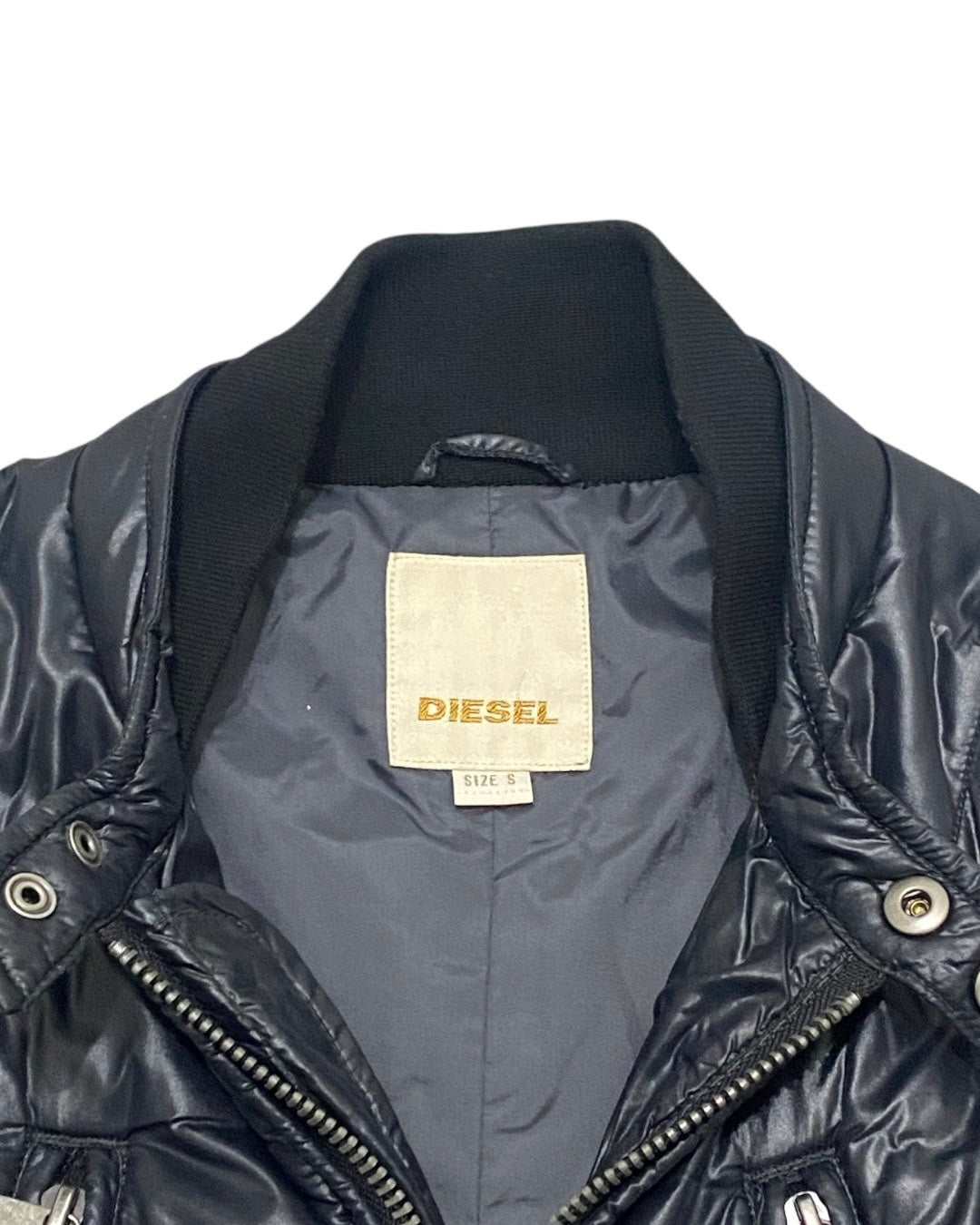 Diesel Quilted Moto Jacket, Zipper Detail