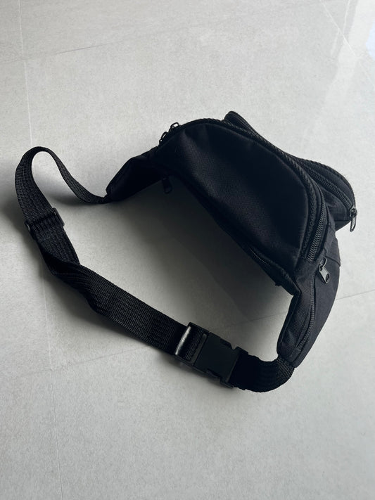 Vintage PARIS Logo Black Bag Adjustable Strap