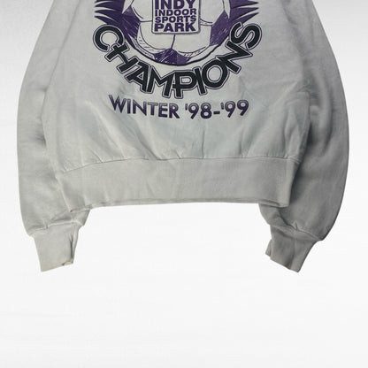 Jerzees 90s Sweatshirt White Size S