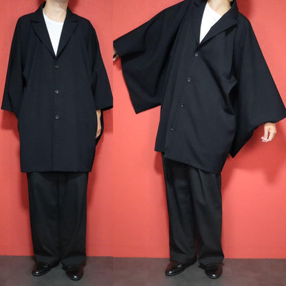 Yohji Yamamoto 94AW Japonism Wool Black FREE Size FREE