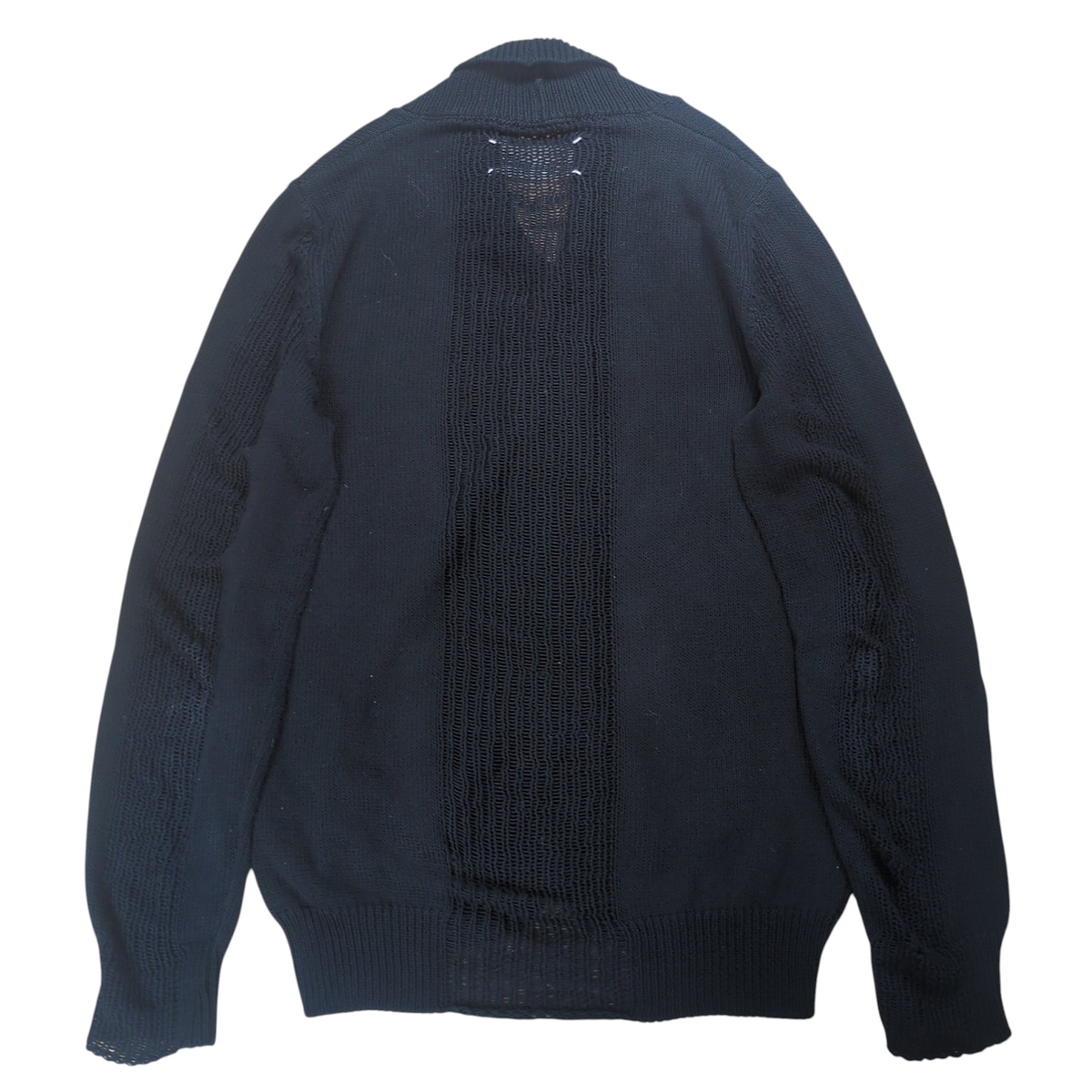 Maison Martin Margiela Mesh Knit Cardigan Black Size S