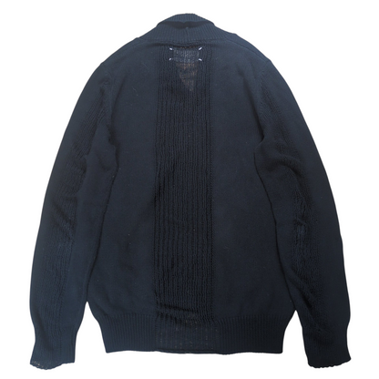 Maison Martin Margiela Mesh Knit Cardigan Black Size S